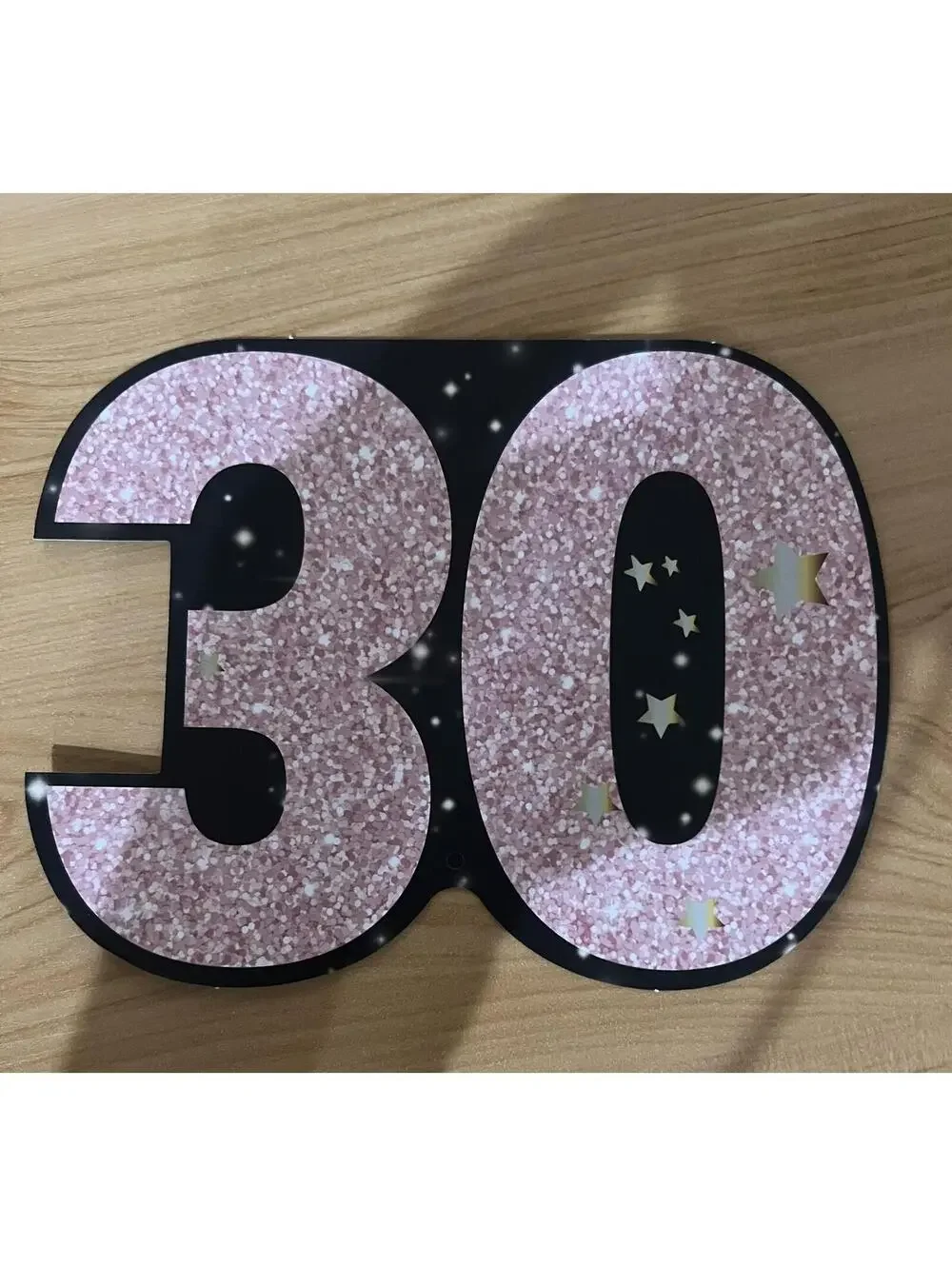30th Milestone Birthday Spiral Banner, 12 (2 each) images, spiral hanger